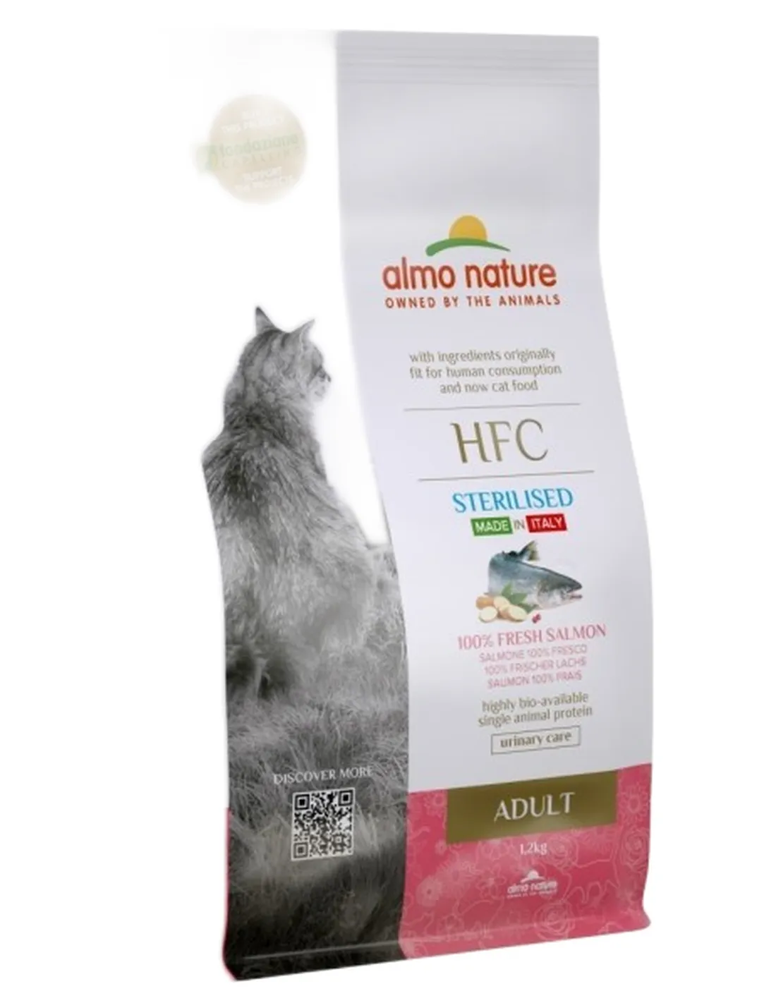 Almo nature HFC gatto Adult Sterilizzato Salmone 1,2 kg  