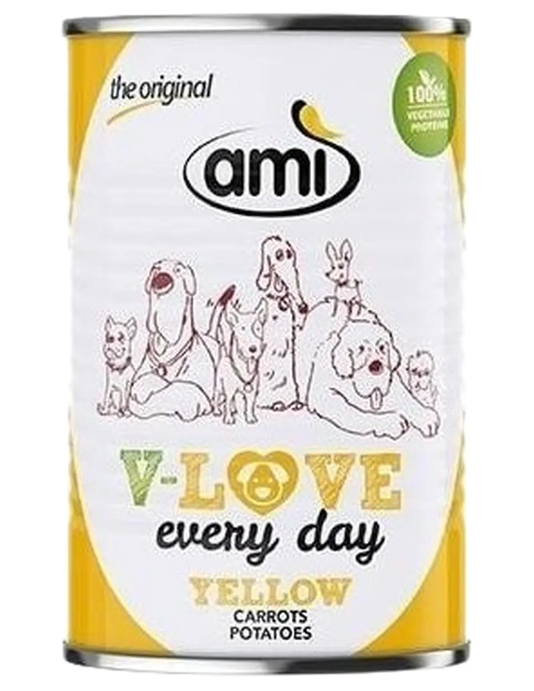 Ami dog yellow carote e patate 400 gr  