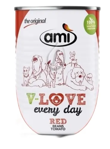Ami dog red fagioli e pomodoro 400 gr  
