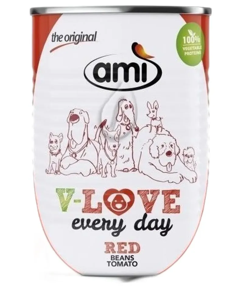 Ami dog red fagioli e pomodoro 400 gr  