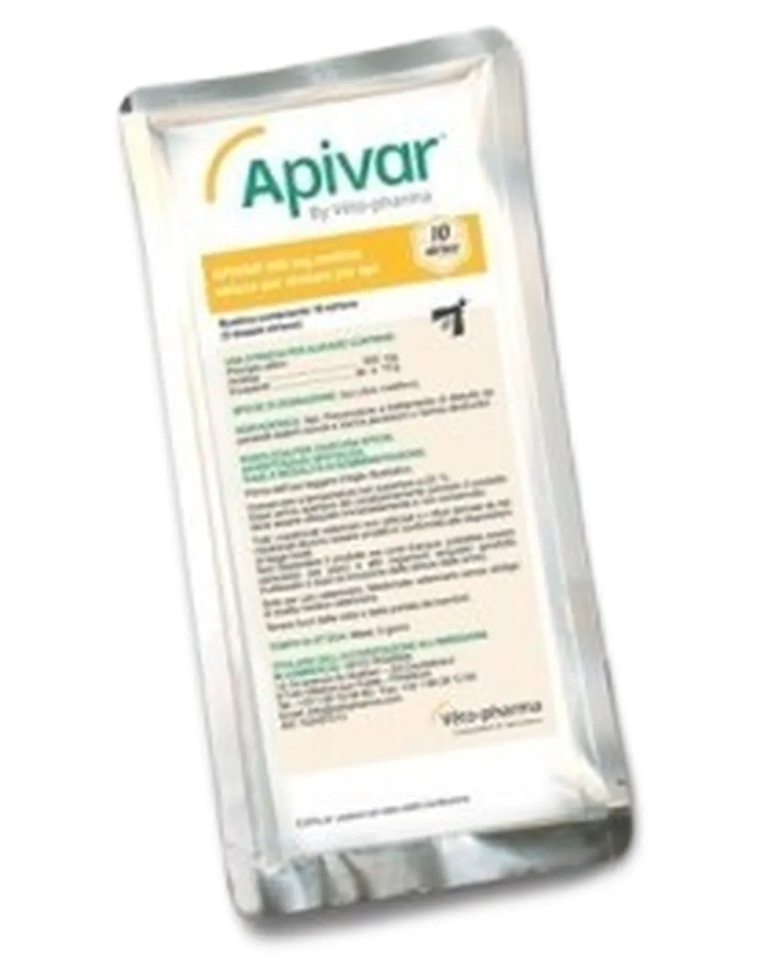 Apivar 10 strisce 500 mg  