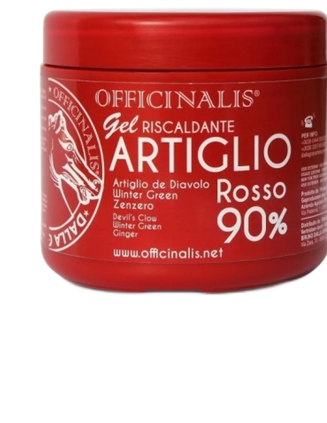 Officinalis artiglio rosso 90% gel riscaldante 500 ml  
