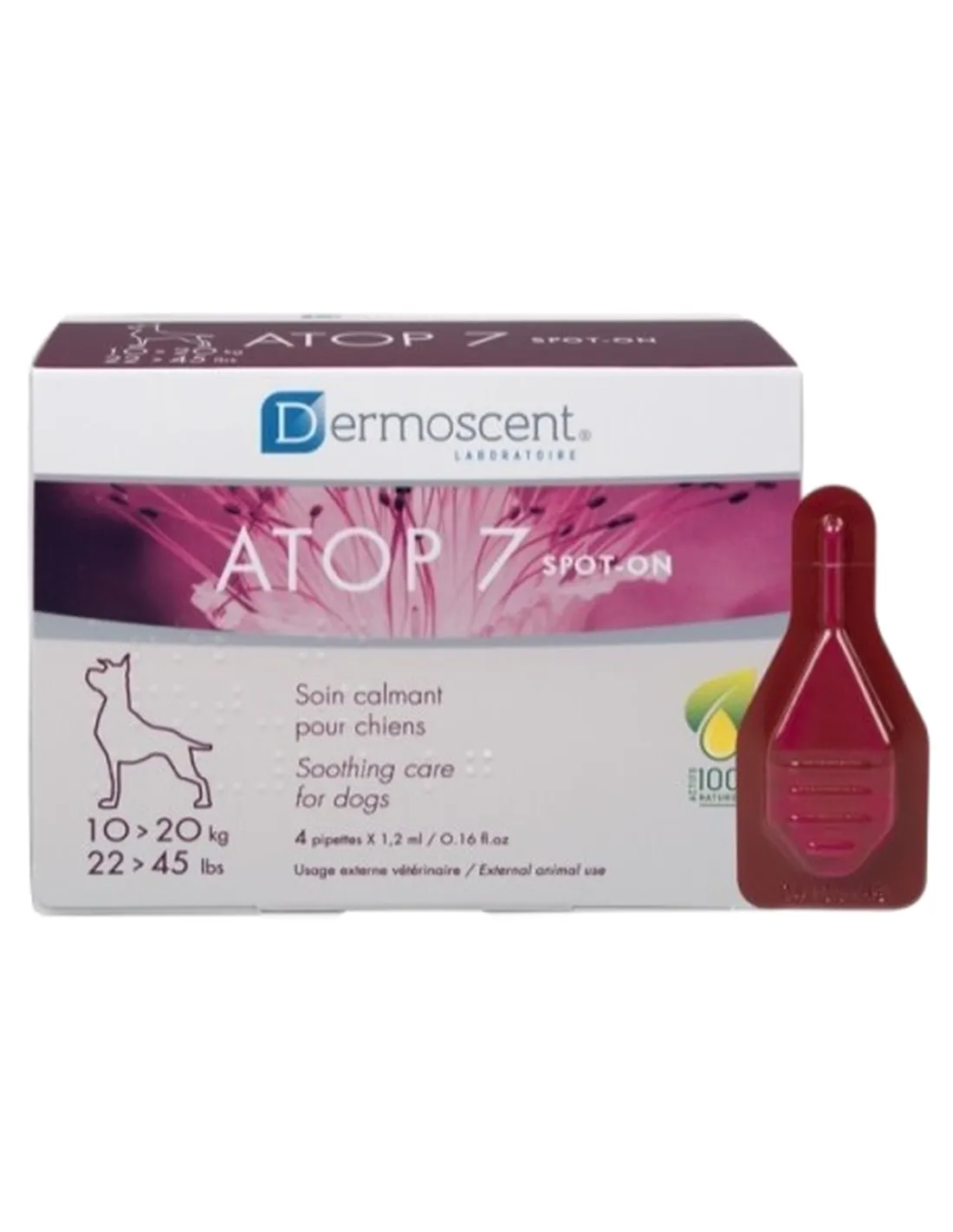 Dermoscent atop 7 spot-on 10-20 kg 4 pipette  