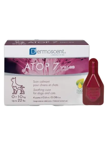 Dermoscent atop 7 spot-on 0-10 kg 4 pipette  