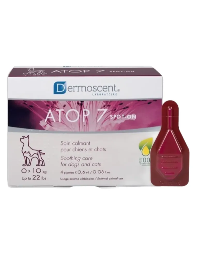 Dermoscent atop 7 spot-on 0-10 kg 4 pipette  