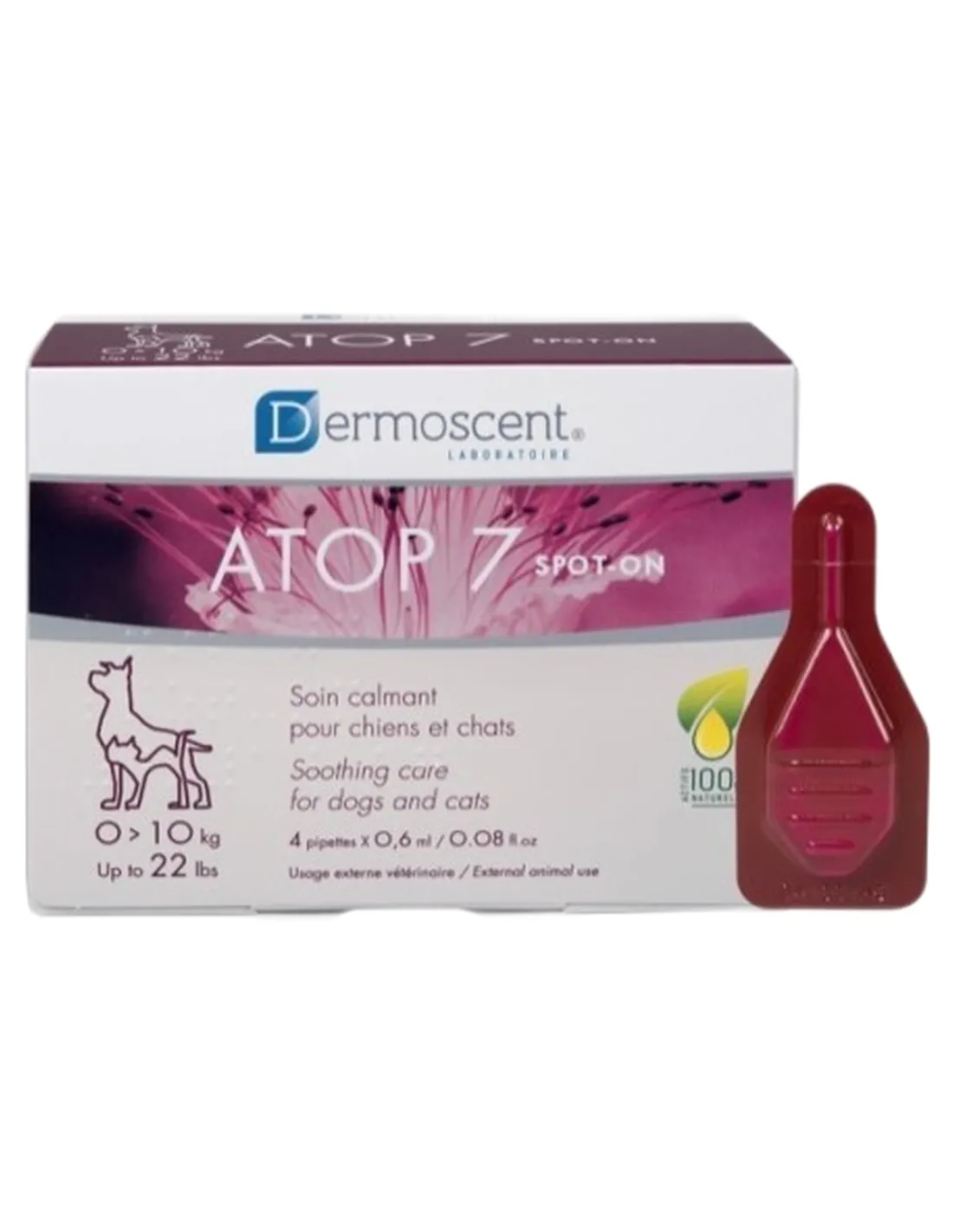 Dermoscent atop 7 spot-on 0-10 kg 4 pipette  