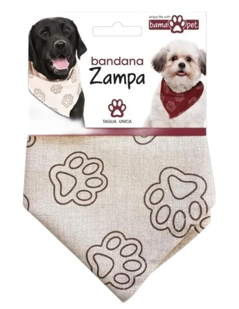 Bama pet bandana zampa  