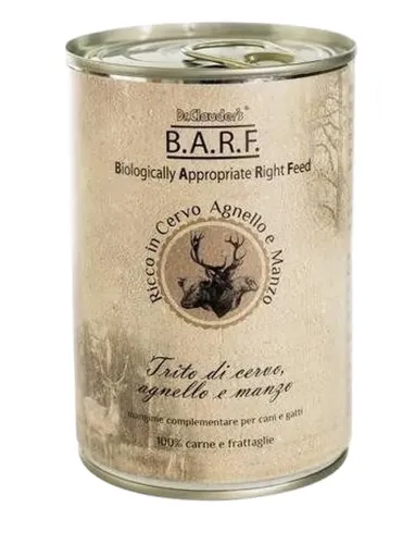 Dr.Clauder's Barf trito di cervo agnello e manzo 400 gr