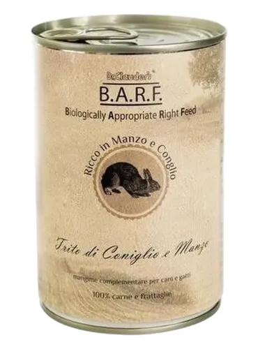 Dr.Clauder's Barf trito di coniglio e manzo 400 gr  