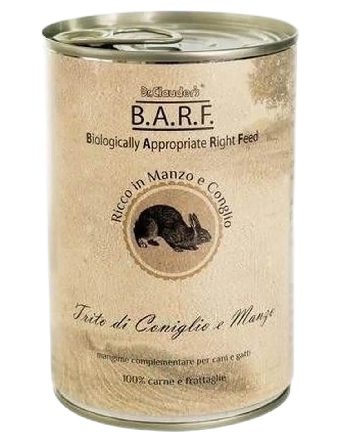 Dr.Clauder's Barf trito di coniglio e manzo 400 gr  