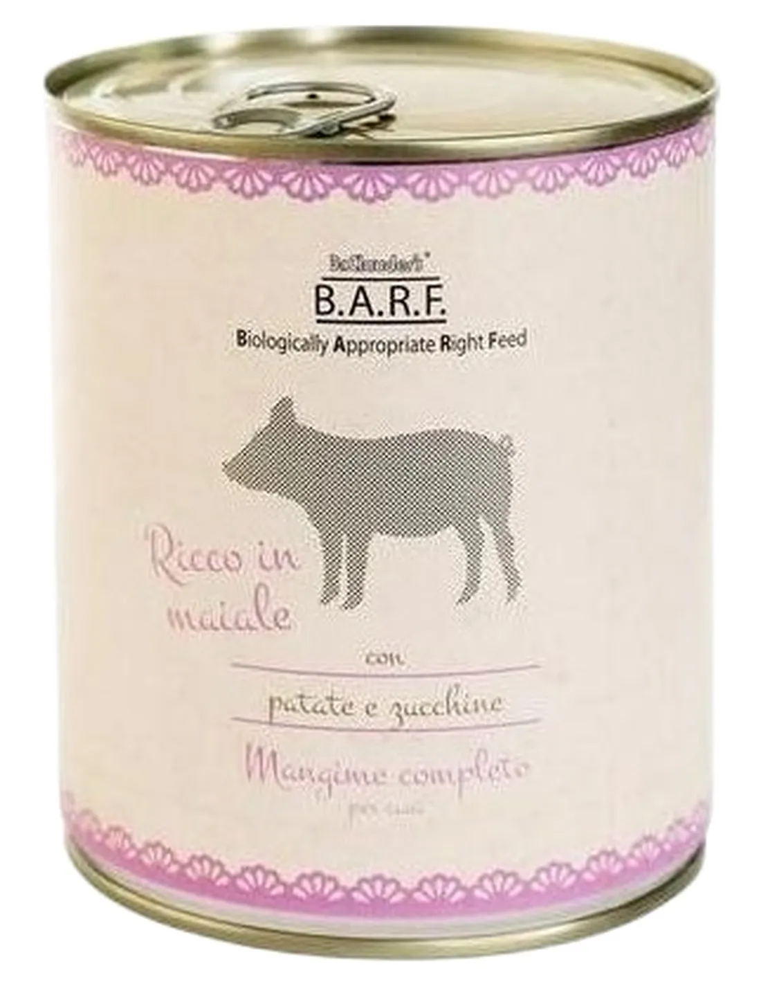 Dr.Clauder's Barf menu completo cane Trito di maiale con patate e zucchine 800 gr  