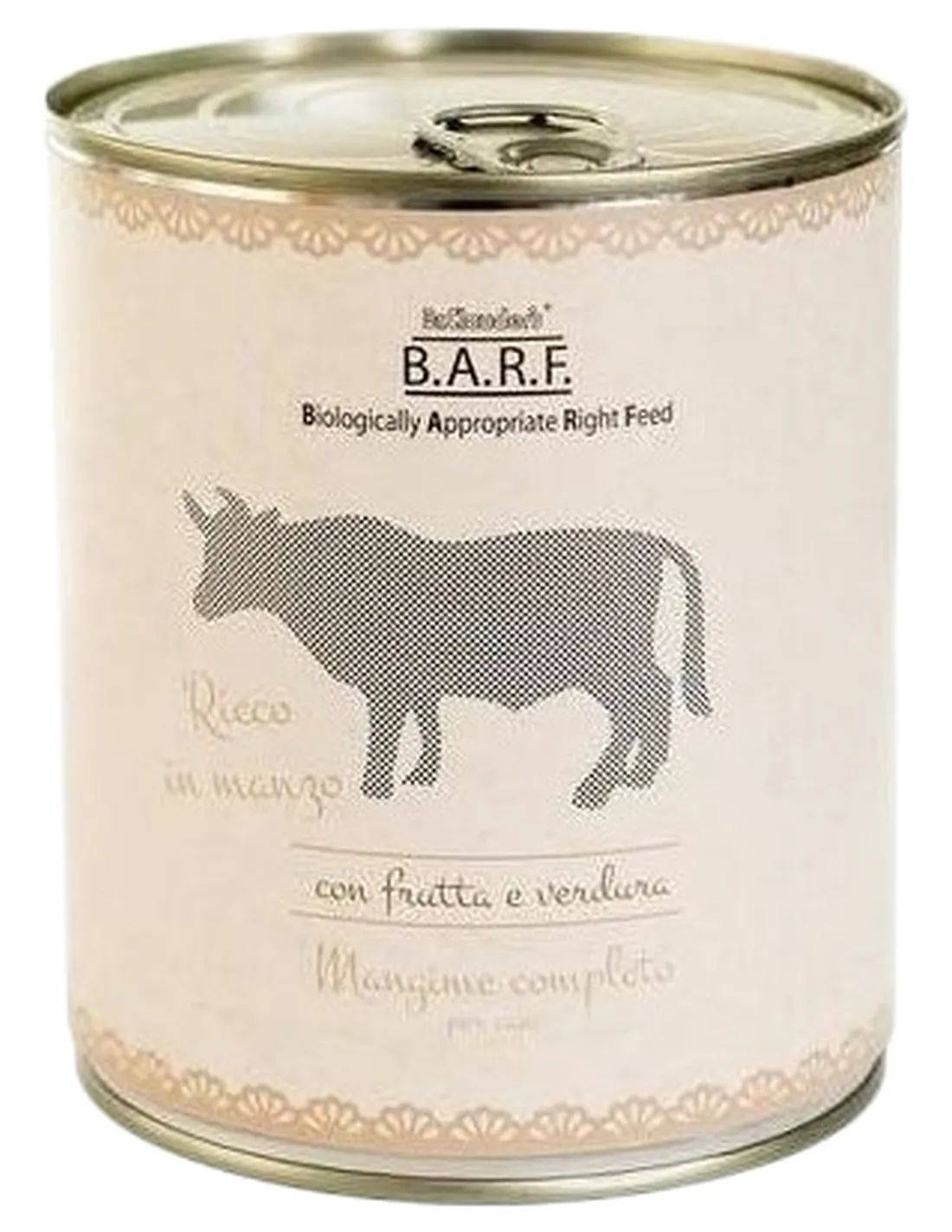 Dr.Clauder's Barf menu completo cane trito di manzo 800 gr  