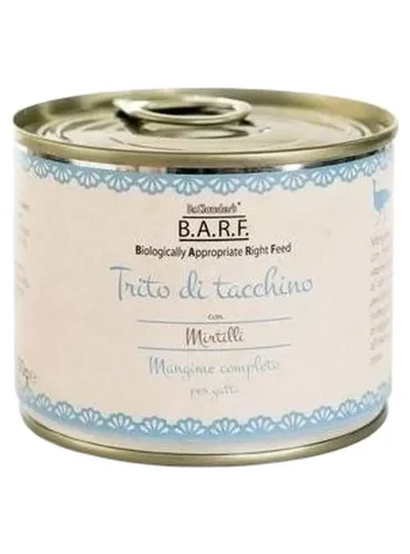 Dr.Clauder's Barf menu completo gatto trito di tacchino 200 gr