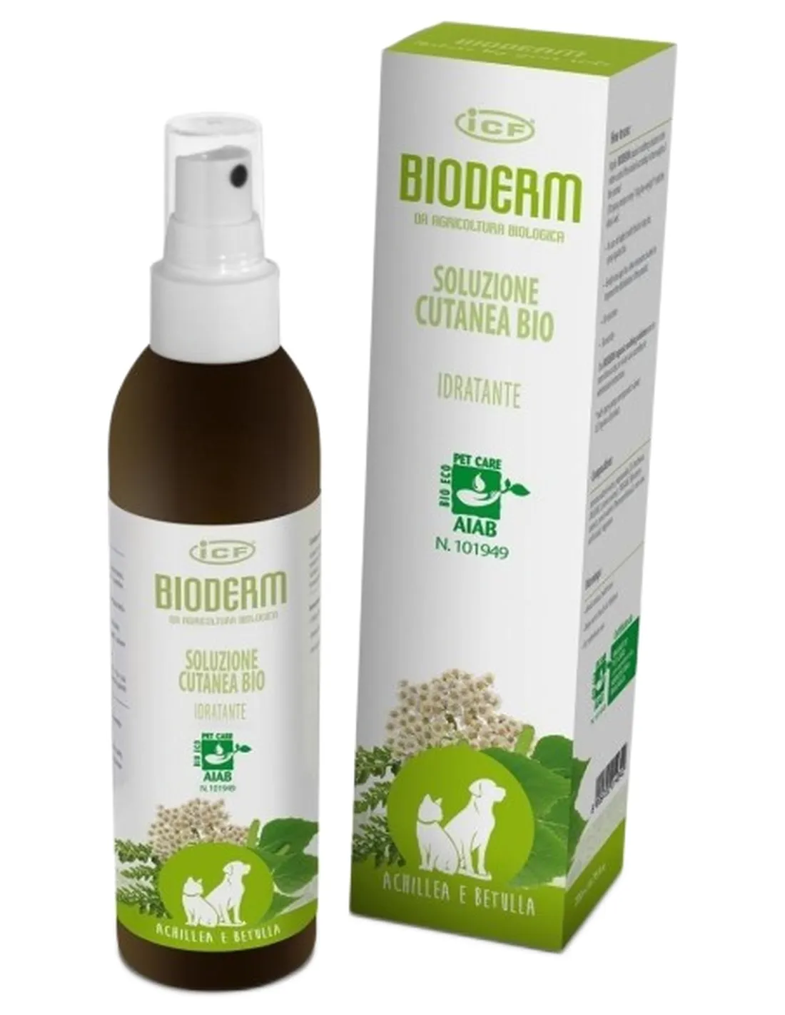 Icf bioderm soluzione cutanea bio idratante 200 ml  