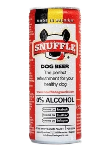 Snuffle Birra per cani in lattina 25cl  
