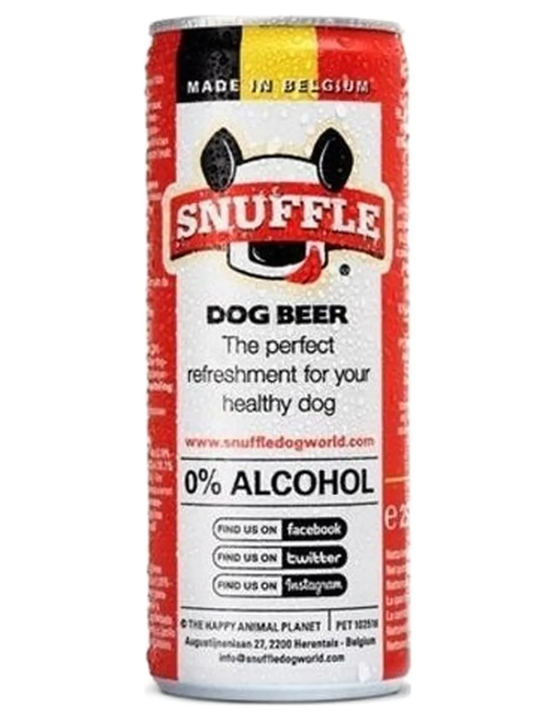 Snuffle Birra per cani in lattina 25cl  