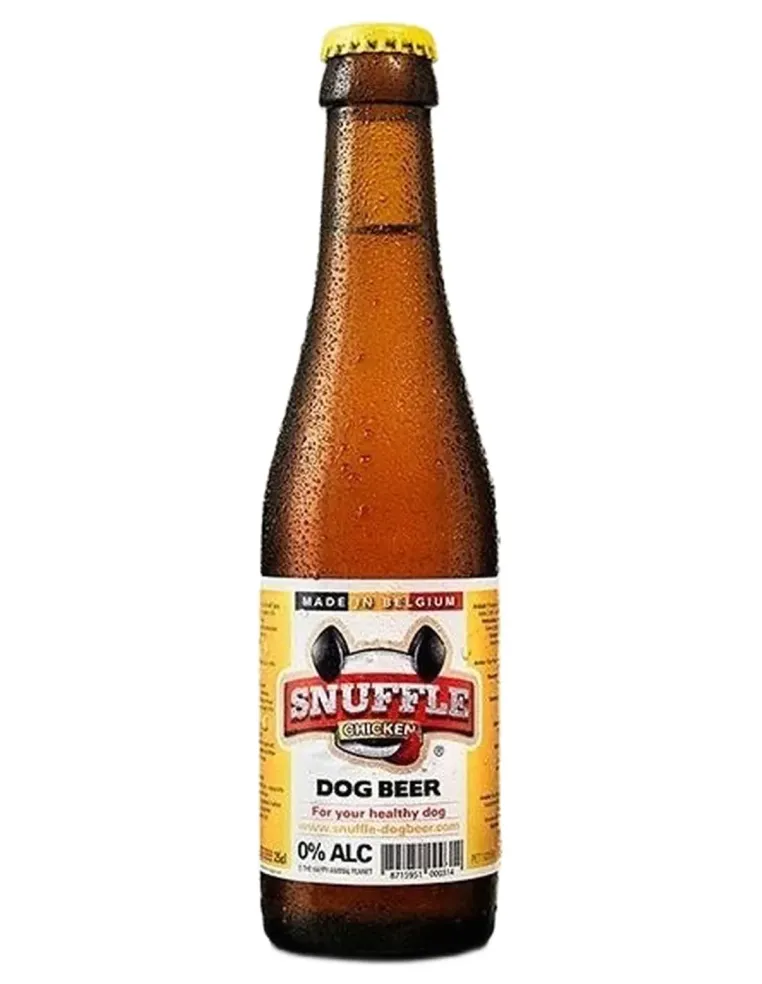 Snuffle Birra per cani al pollo in bottiglia 25cl  