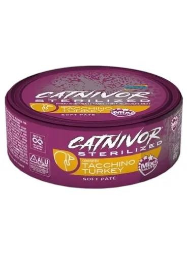 Drn catnivor sterilized tacchino 80 gr  