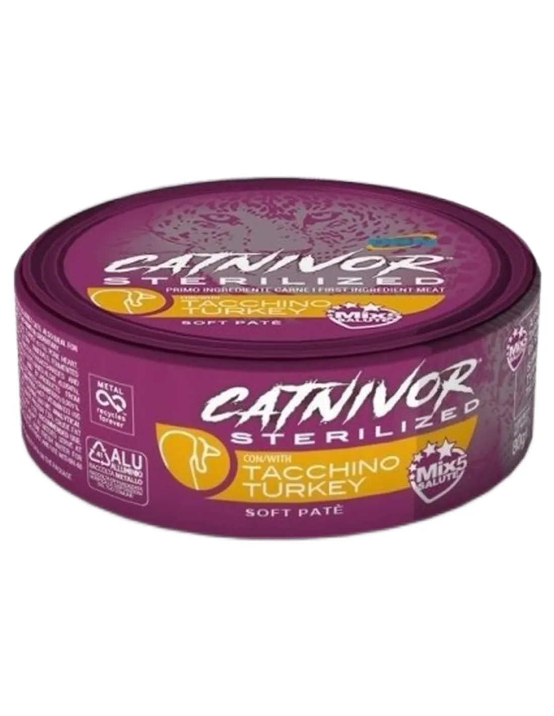Drn catnivor sterilized tacchino 80 gr  