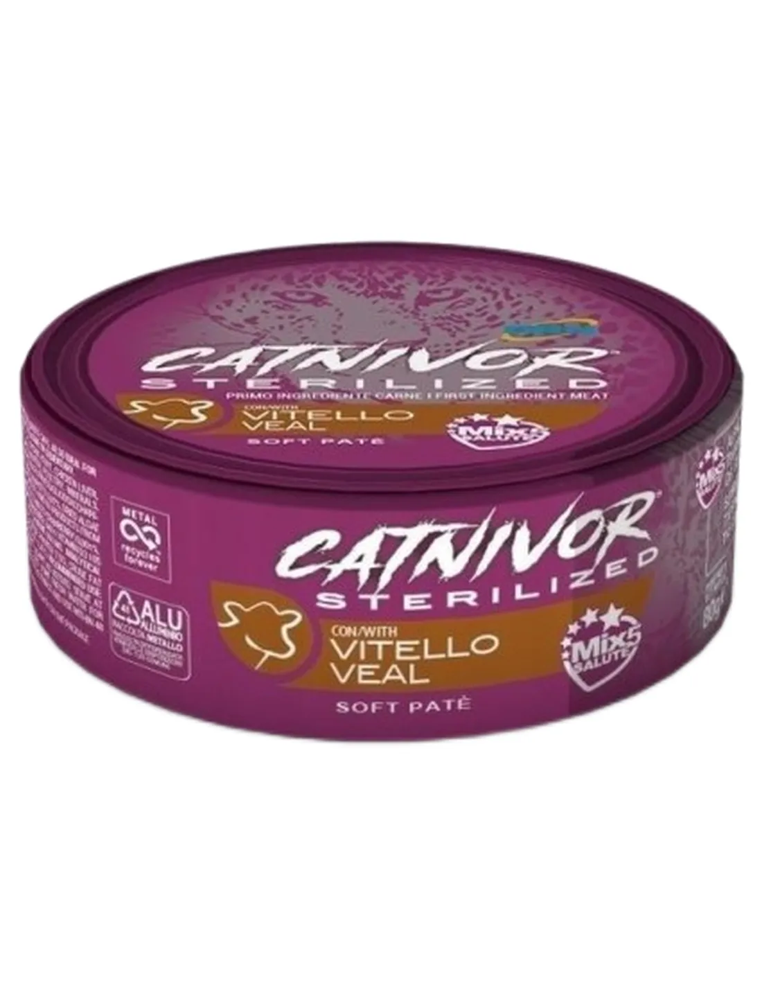 Drn catnivor sterilized vitello 80 gr  