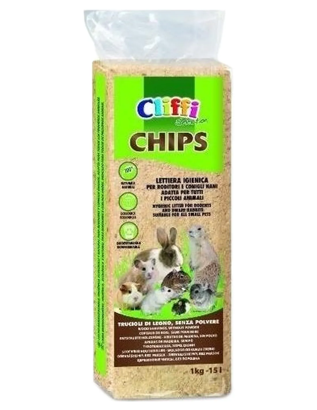 Cliffi chips 1 kg 14 lt  