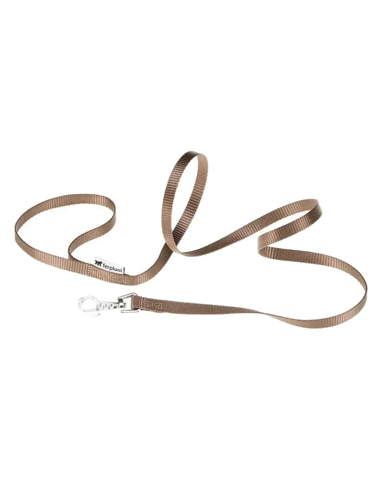 Ferplast club g10/120 marrone guinzaglio  