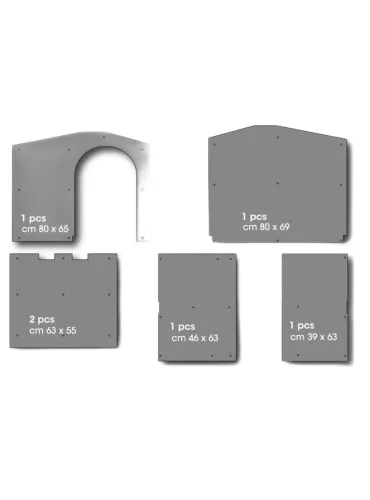 Bama pet kit pannelli isolanti cuccia bungalow large  