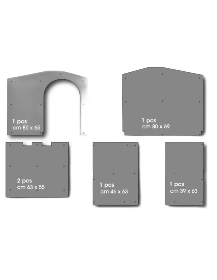 Bama pet kit pannelli isolanti cuccia bungalow large  