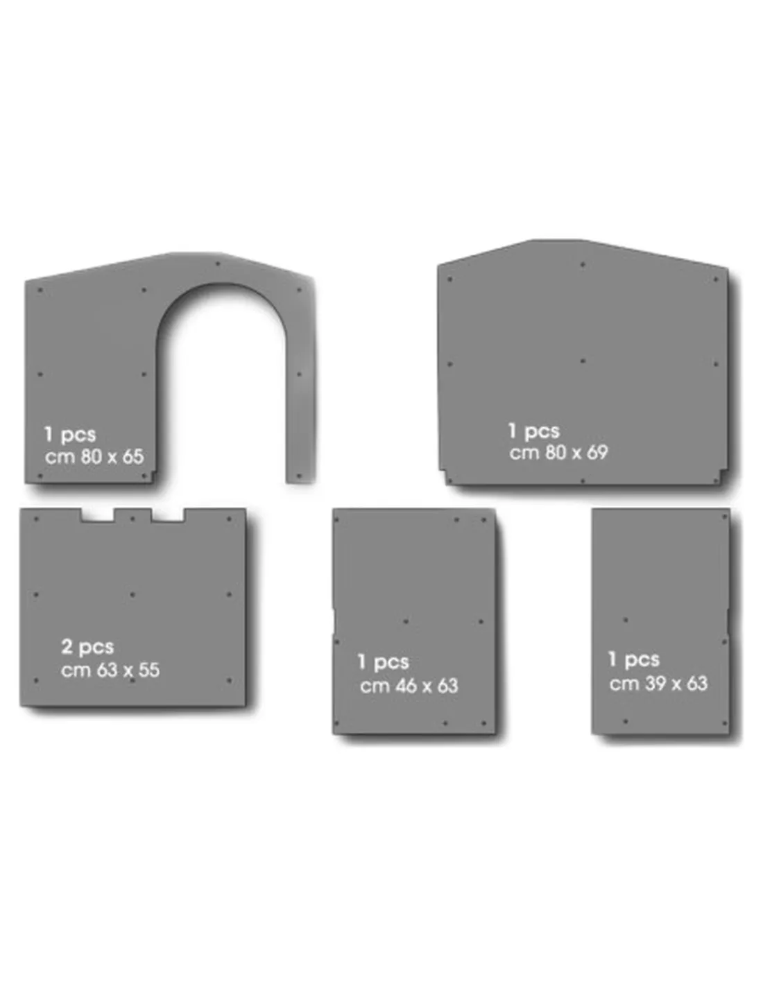 Bama pet kit pannelli isolanti cuccia bungalow large  