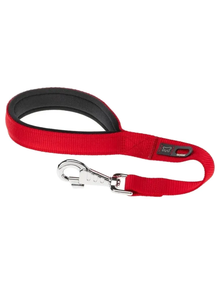 Ferplast daytona gm25/45 rosso guinzaglio con maniglia  