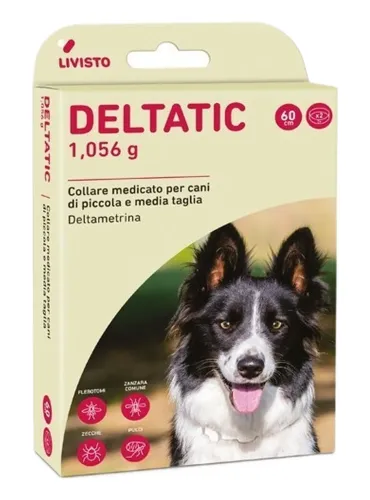 Deltatic 2 collari 60 cm 1.056 g cani 0-25 kg  