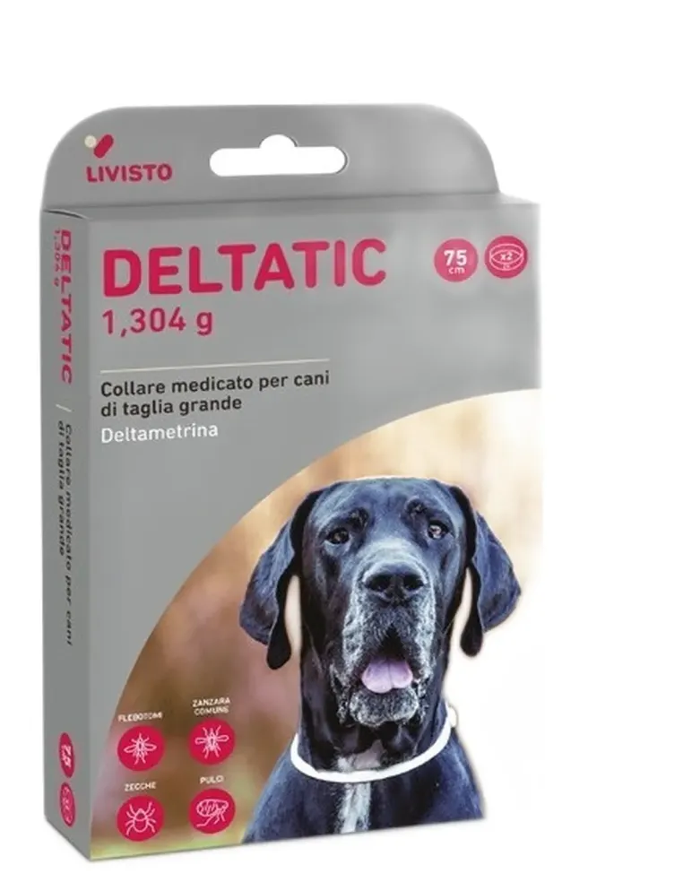 Deltatic 2 collari 75 cm 1.304 g cani oltre 25 kg  