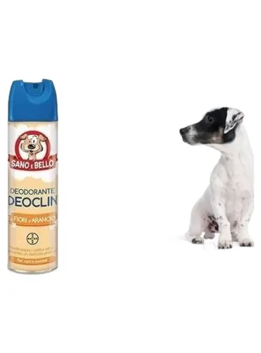 Bayer deodorante deoclin assorbiodore fiori d'arancio 250 ml sano e bello  