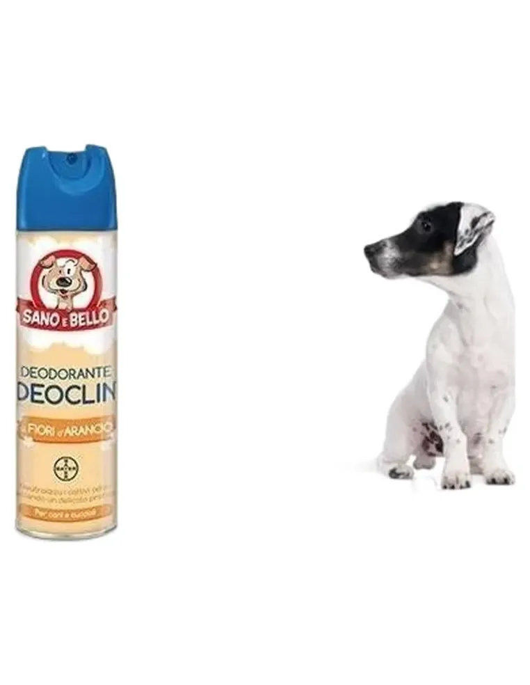 Bayer deodorante deoclin assorbiodore fiori d'arancio 250 ml sano e bello  
