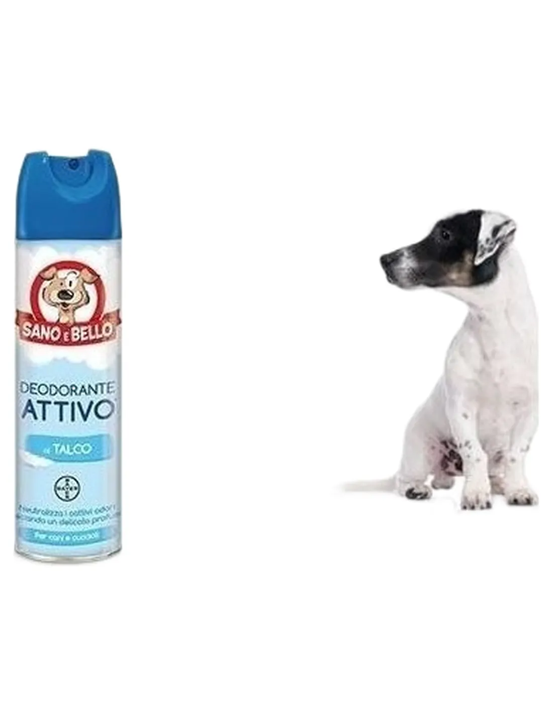 Bayer deodorante talco attivo 250 ml sano e bello  