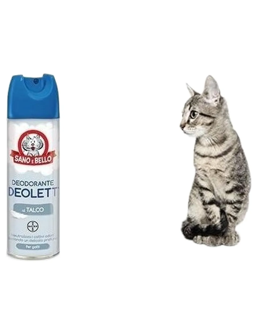 Bayer deodorante deolett al talco spray 200 ml sano e bello  