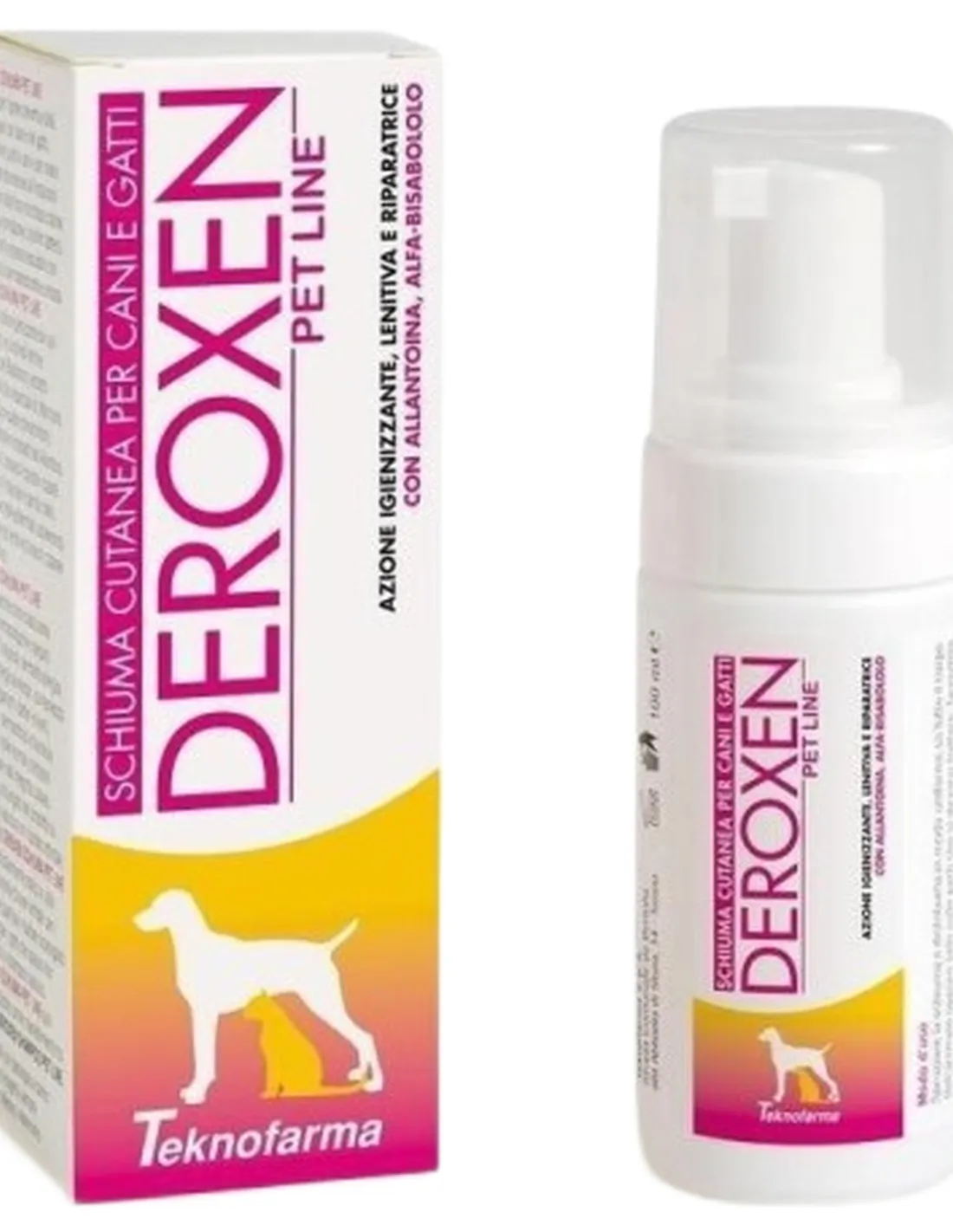 Teknofarma deroxen pet line schiuma 100 ml   Teknofarma deroxen pet line schiuma 100 ml