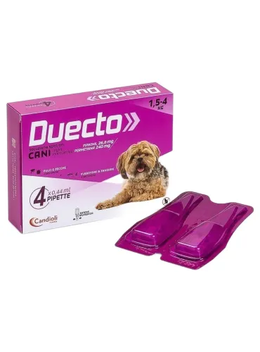 Candioli duecto spot on 4 pipette 1,5 - 4 kg  