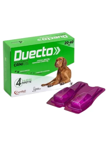 Candioli duecto spot on 4 pipette 20 - 40 kg  