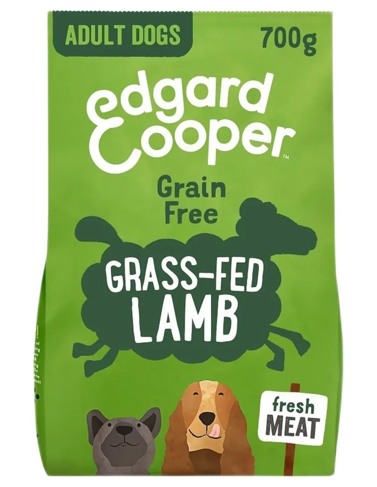 Edgard e Cooper Adult Carne Fresca Di Agnello Nutrito Con Erba Senza Cereali 700 gr  