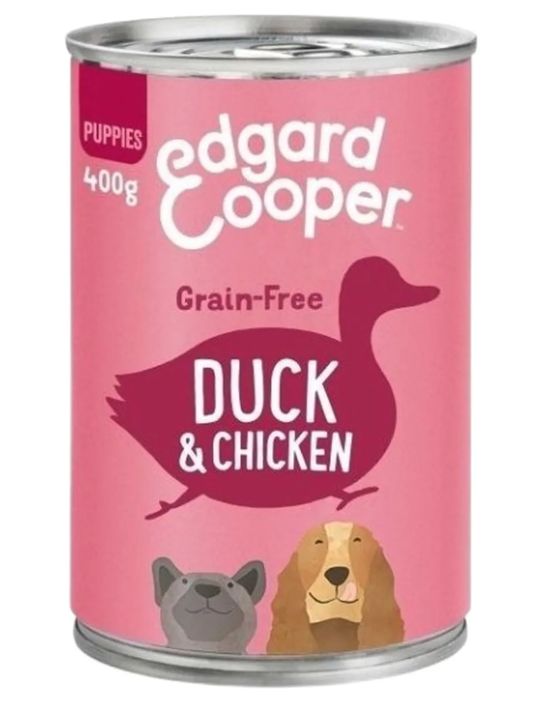 Edgard e Cooper Puppy Anatra E Pollo Senza Cereali 400 gr  