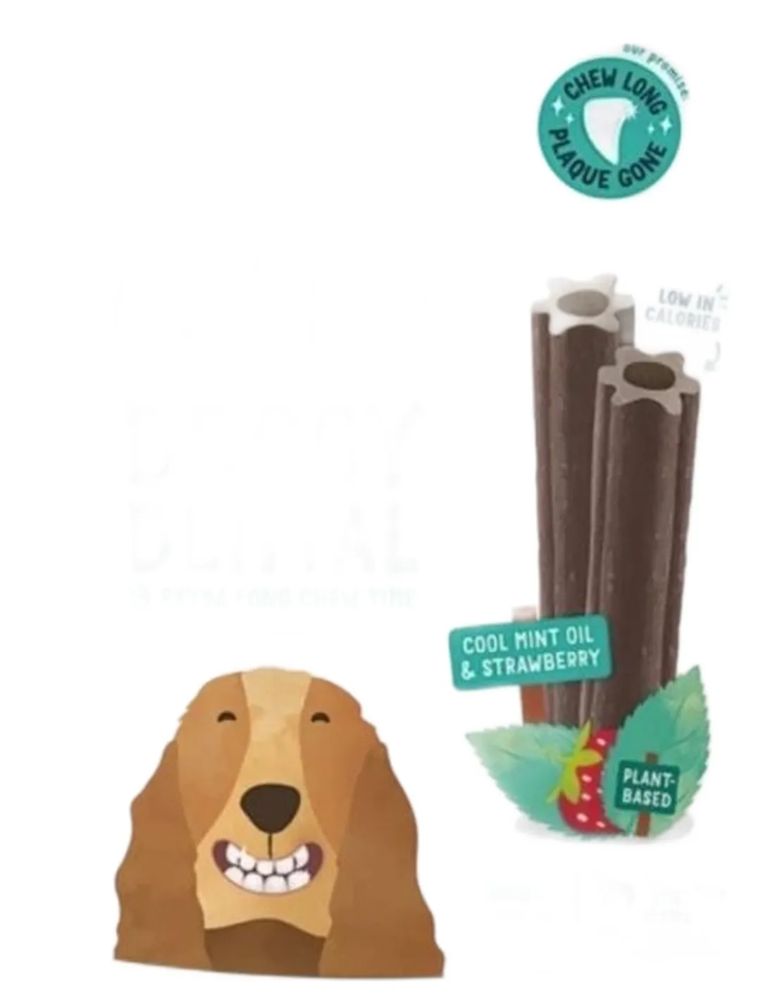 Edgard e Cooper Doggy Dental Medium Fragola e Menta 175 gr  