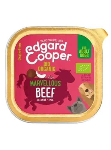Edgard e Cooper Adult Manzo Biologico Senza Cereali 100 gr  