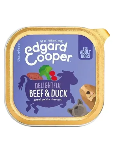 Edgard e Cooper Adult Manzo E Anatra Senza Cereali 150 gr  