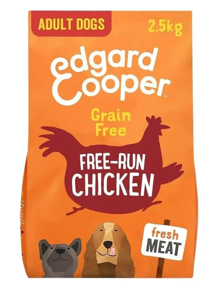 Edgard e Cooper Adult Carne Fresca Di Pollo Allevato A Terra Senza Cereali 2,5 kg  