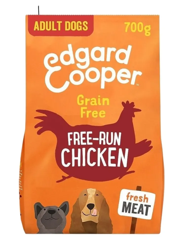 Edgard e Cooper Adult Carne Fresca Di Pollo Allevato A Terra Senza Cereali 700 gr  