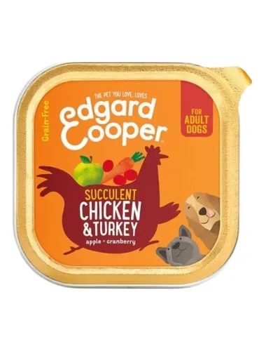 Edgard e Cooper Adult Pollo E Tacchino Senza Cereali 150 gr  