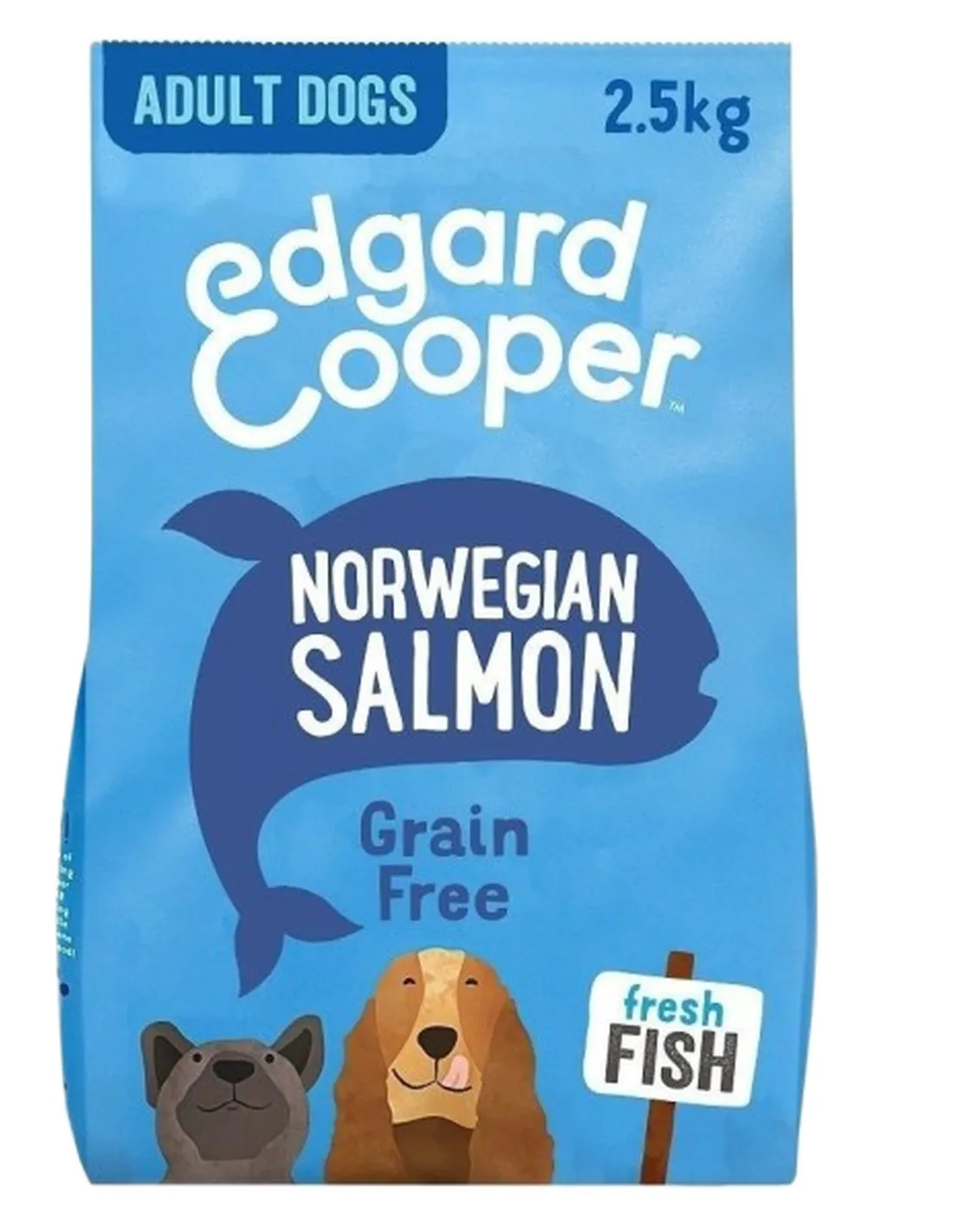 Edgard e Cooper Adult Carne Fresca Di Salmone Norvegese Senza Cereali 2,5 kg  