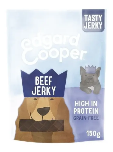 Edgard e Cooper Strisce di manzo senza cereali 150 gr  
