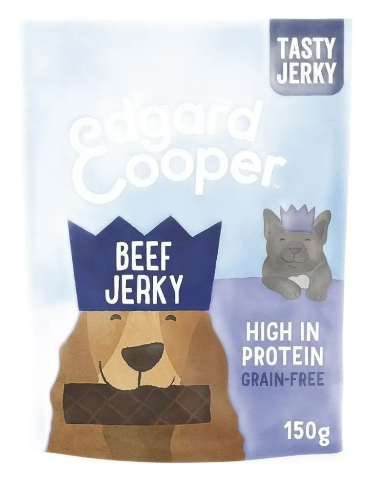 Edgard e Cooper Strisce di manzo senza cereali 150 gr  